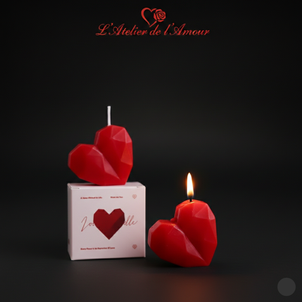 Bougies Parfumées  En Cœur