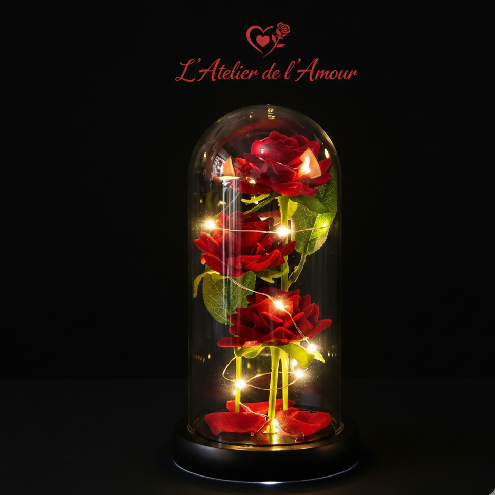 Lampe LED Trois Roses