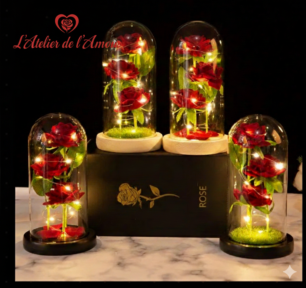 Lampe LED Trois Roses