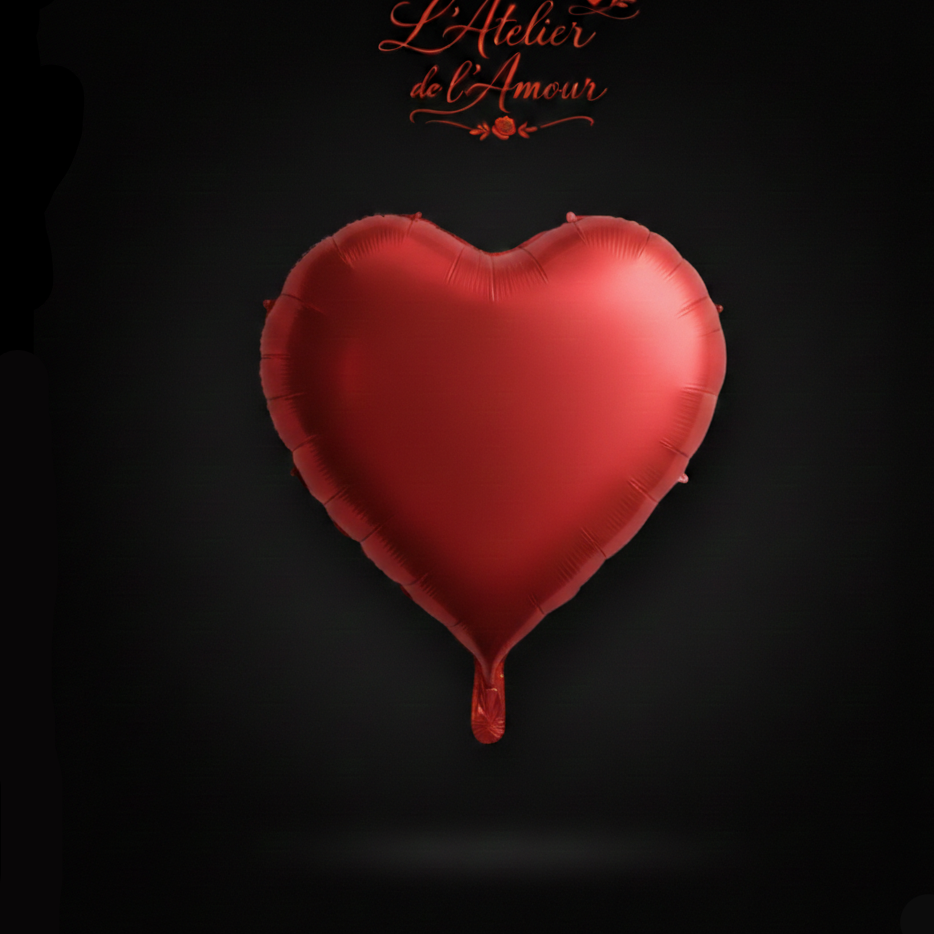 Ballon Géant Cœur 60 pouces – Rouge