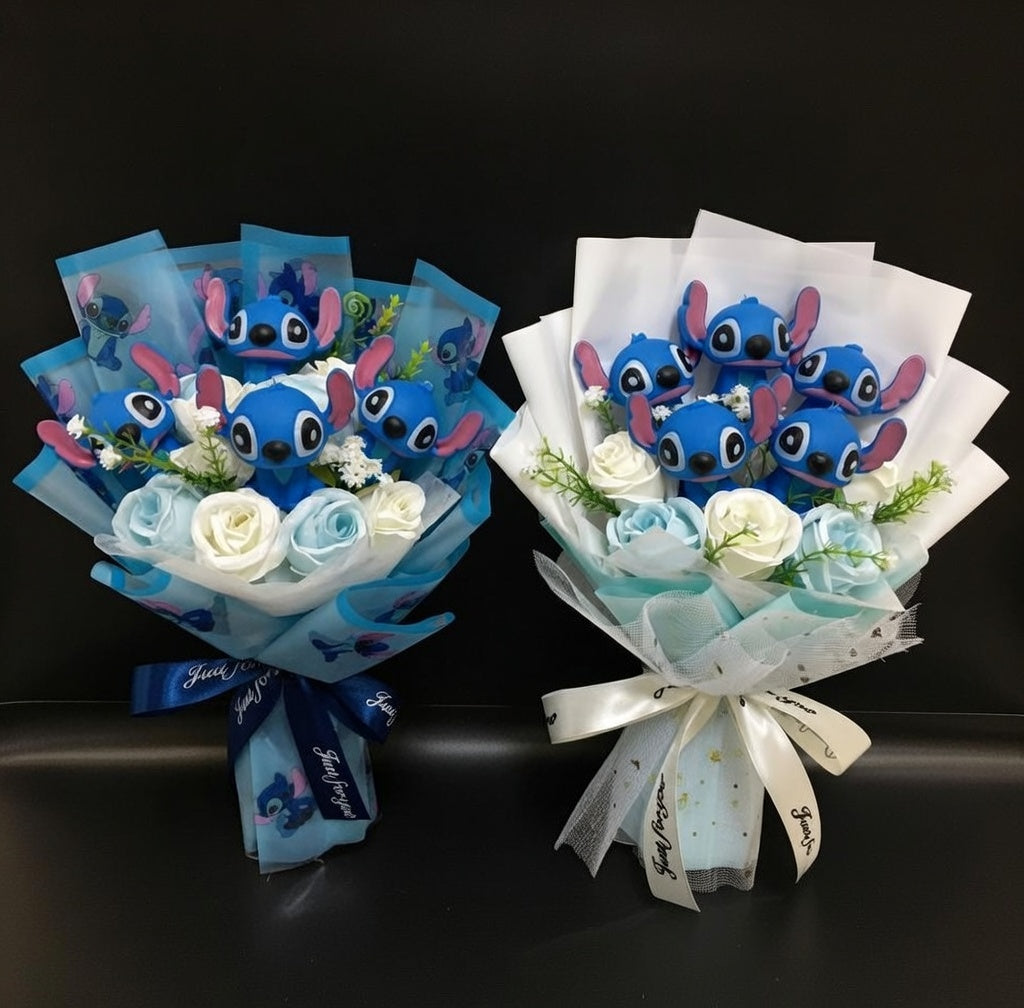 Bouquet de Fleurs Artificielles Stitch